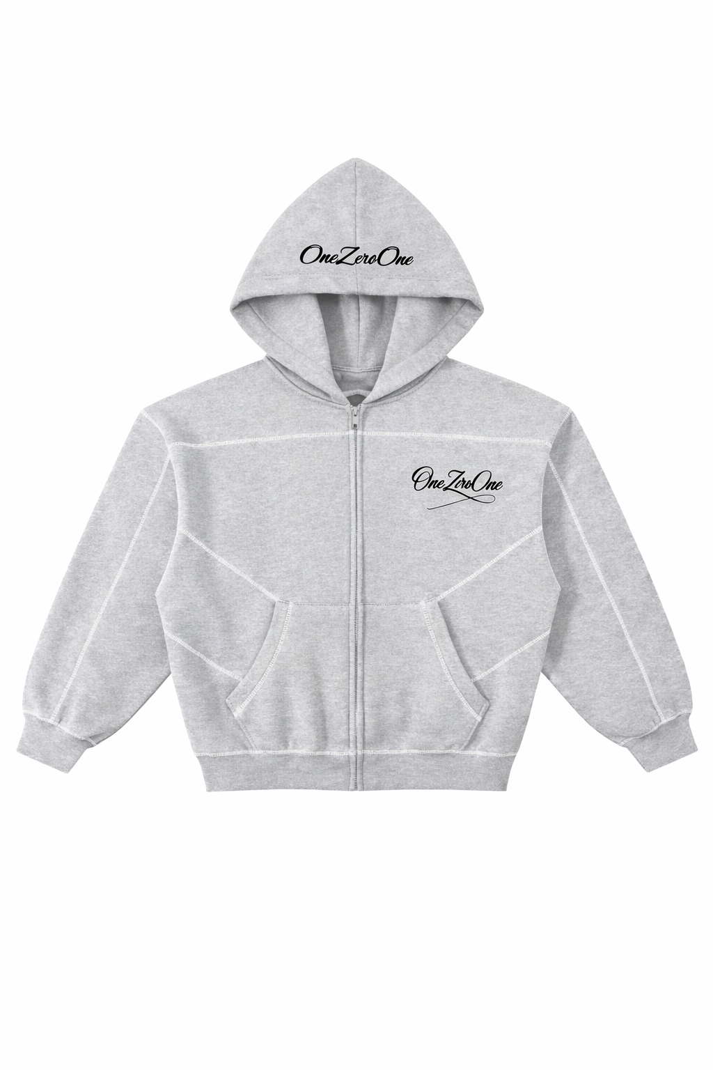 OneZeroOne Gray Zipup