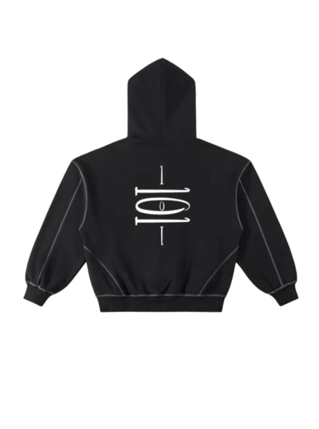 OneZeroOne Black Zip Up