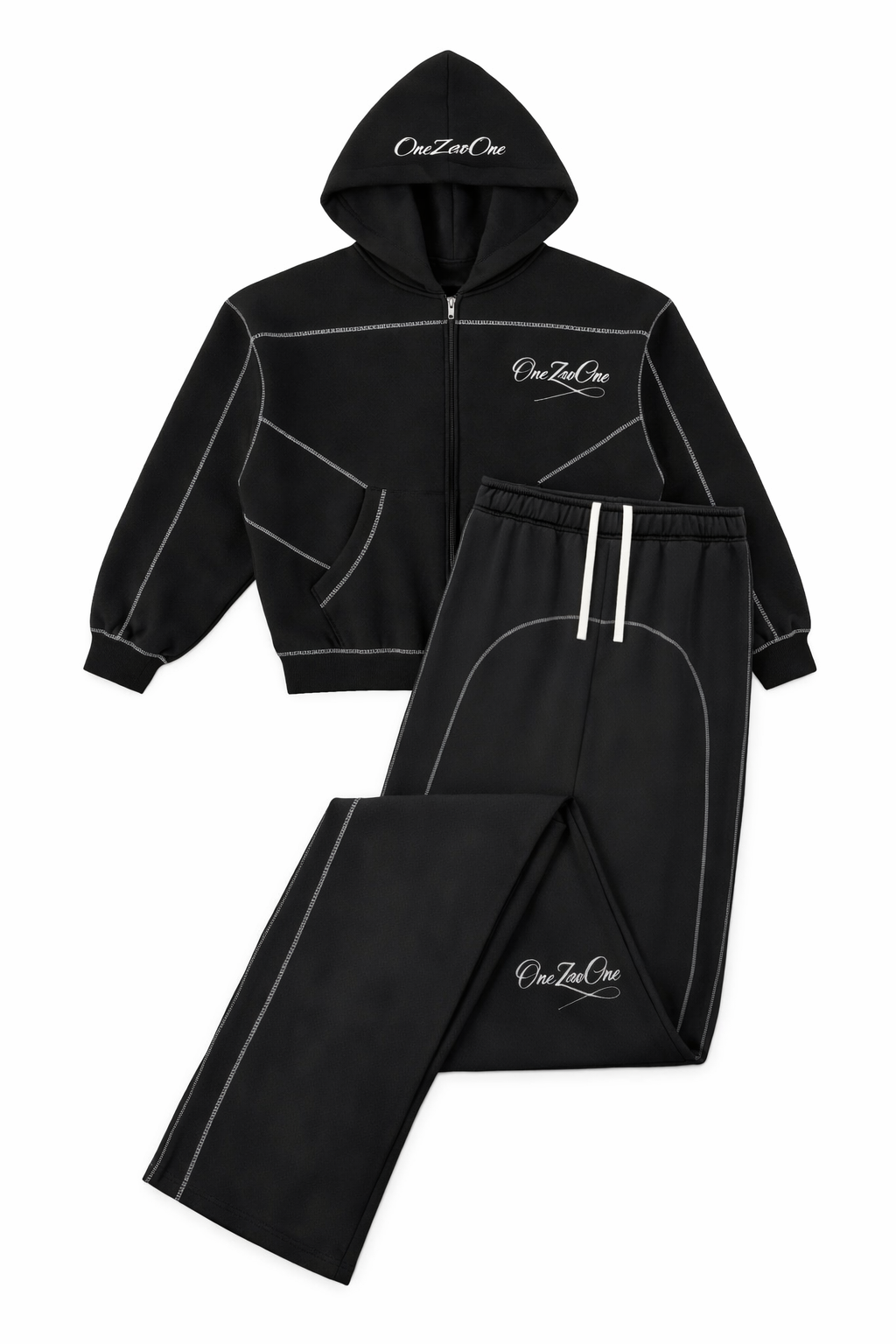 YANG SET- GRAY ZIPUP